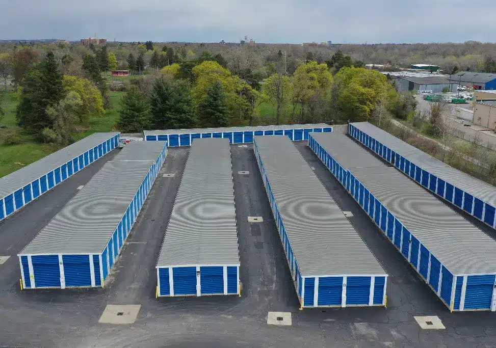 Exterior of storage facility.