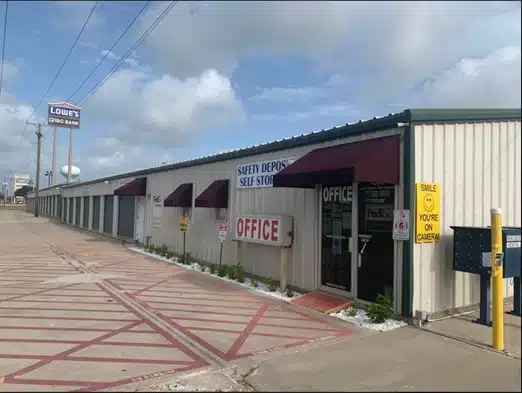 Exterior of storage facility.