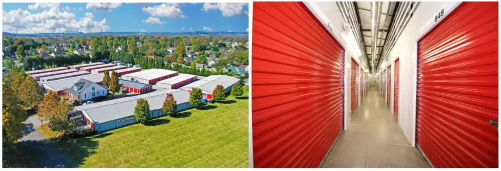 Exterior of storage facility.