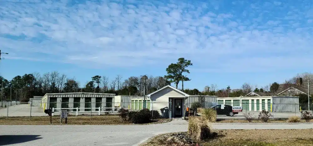 Exterior of storage facility.