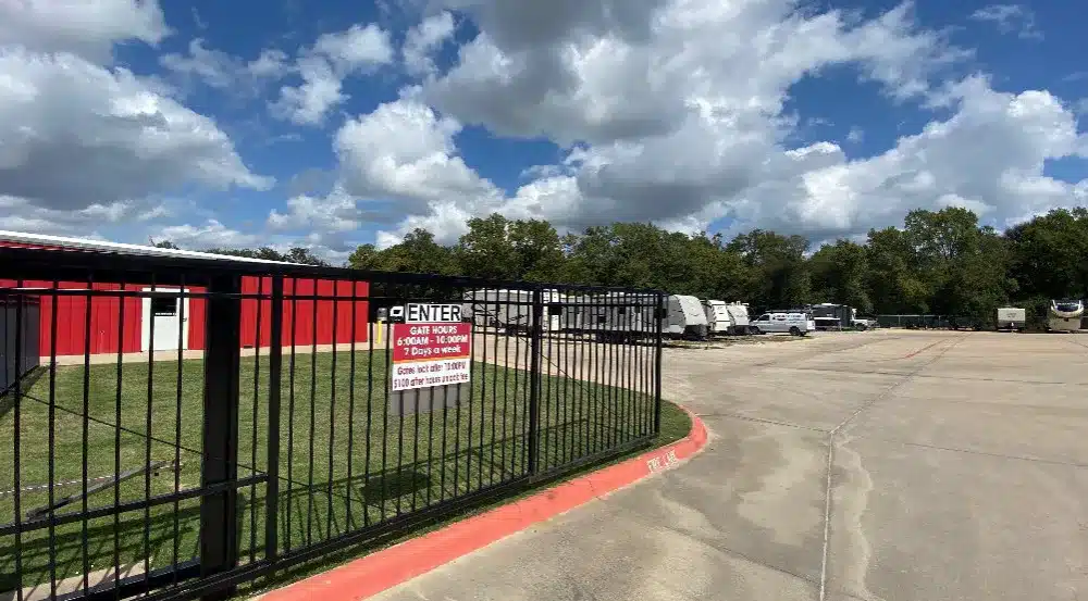 Exterior of storage units. facility.