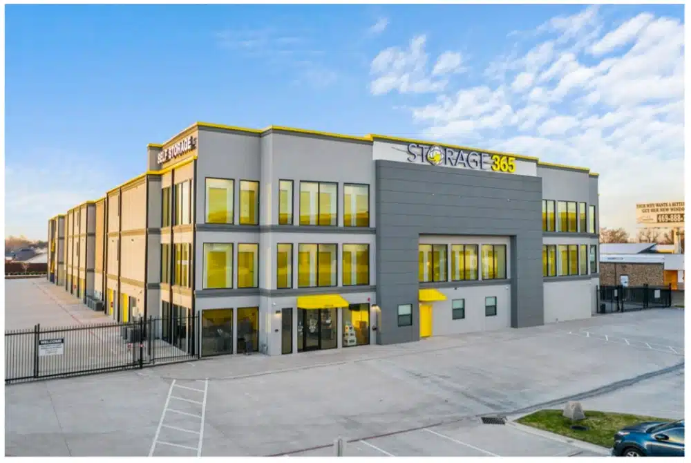 Exterior of Storage 365 facility.