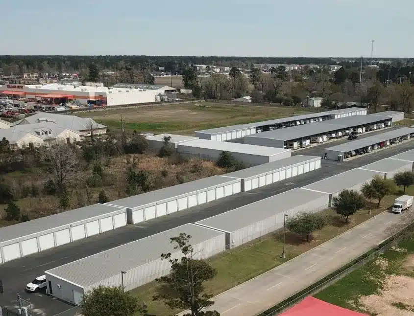 Exterior of storage facility.