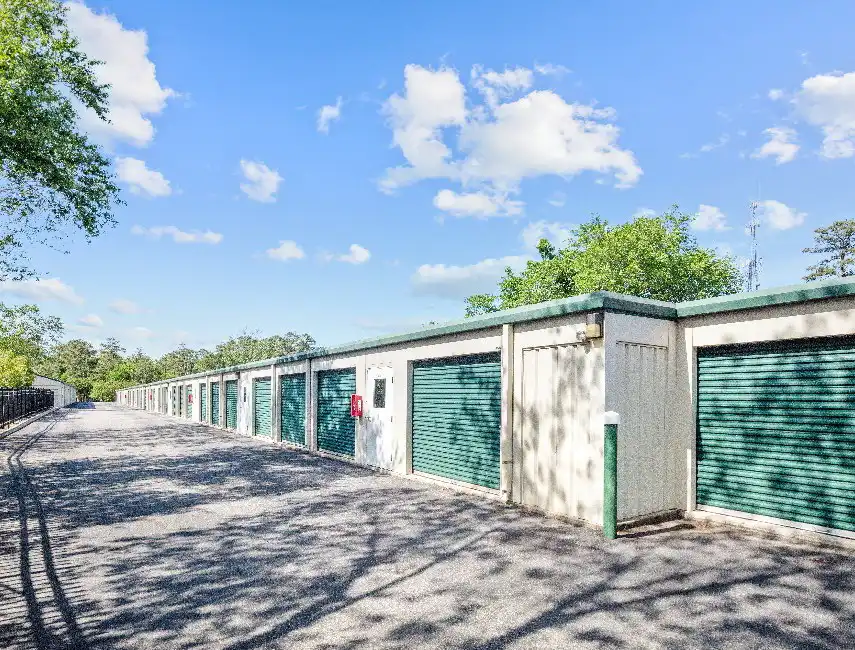 Exterior of storage units.