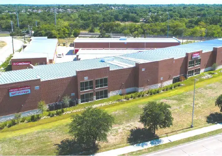 Exterior of storage facility.
