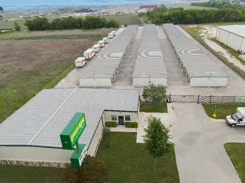 Exterior of Green Light Storage.