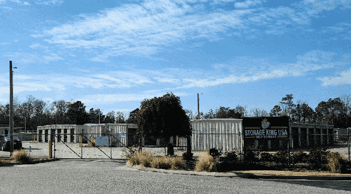 Exterior of Storage King facility.
