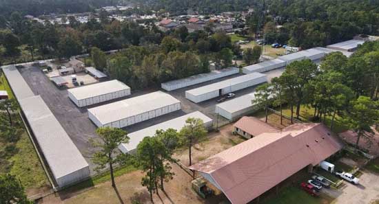 Exterior of Storage King facility.