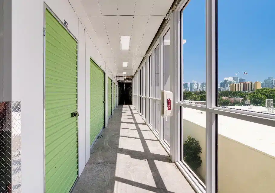 Exterior of storage unit.