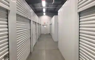 Exterior of storage units.